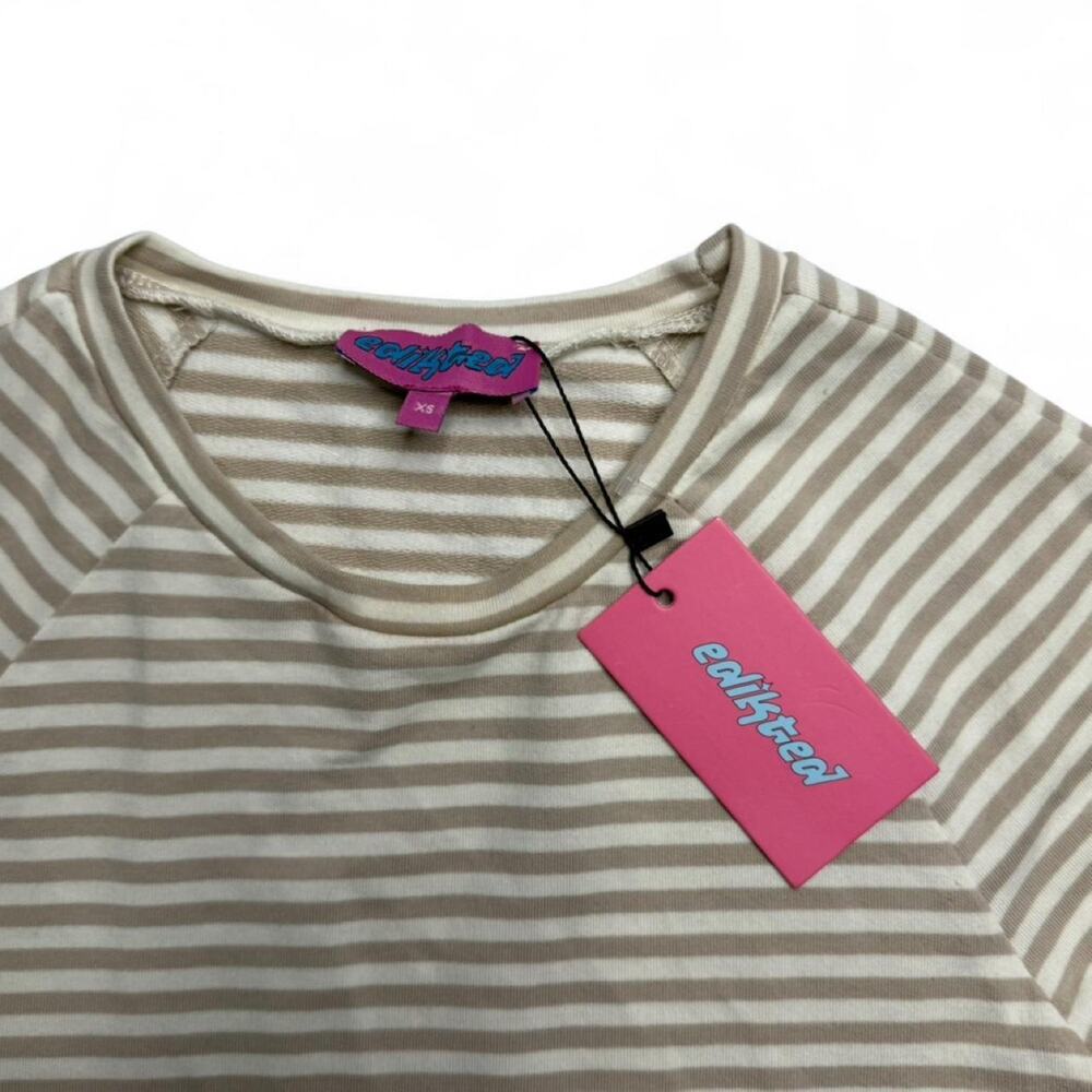 Edikted Striped Long Sleeve Top New With Tag Size XS - Picture 3 of 7